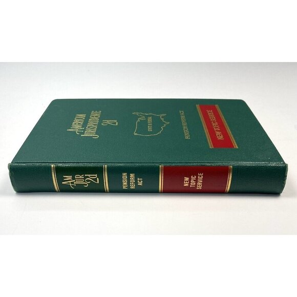 American Jurisprudence 2D Pension Reform Act New Topic Service (1975, Hardcover) - Picture 2 of 11